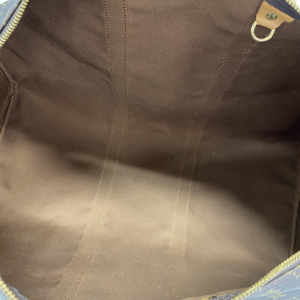 LOUIS VUITTON Brown Monogram Keepall 50 Boston Bag - Picture 4 of 11